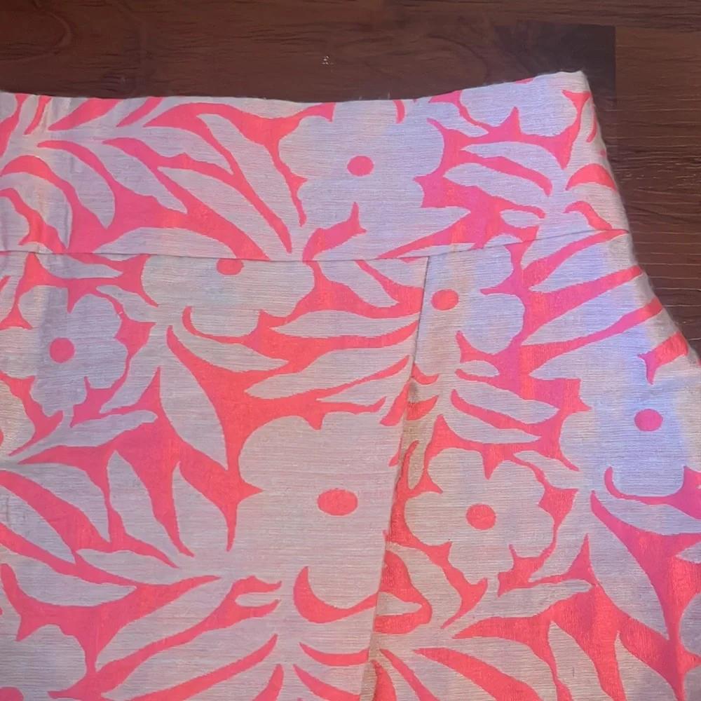 JCrew satin floral cut out skirt - Picture 4 of 9